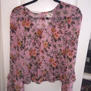 TOP SHOP Floral top